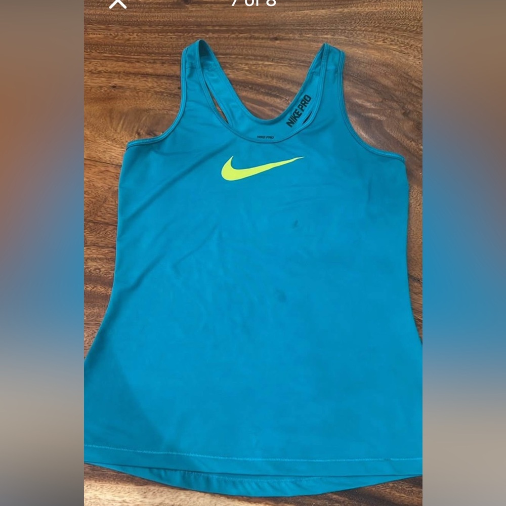 Nike Women's Blue Tank Top